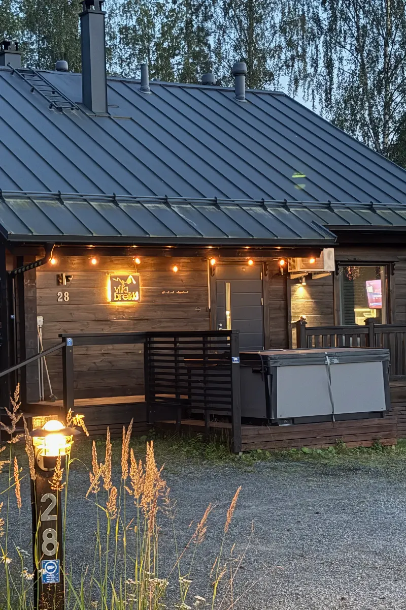 Villa Breikki Himos, ulkoa