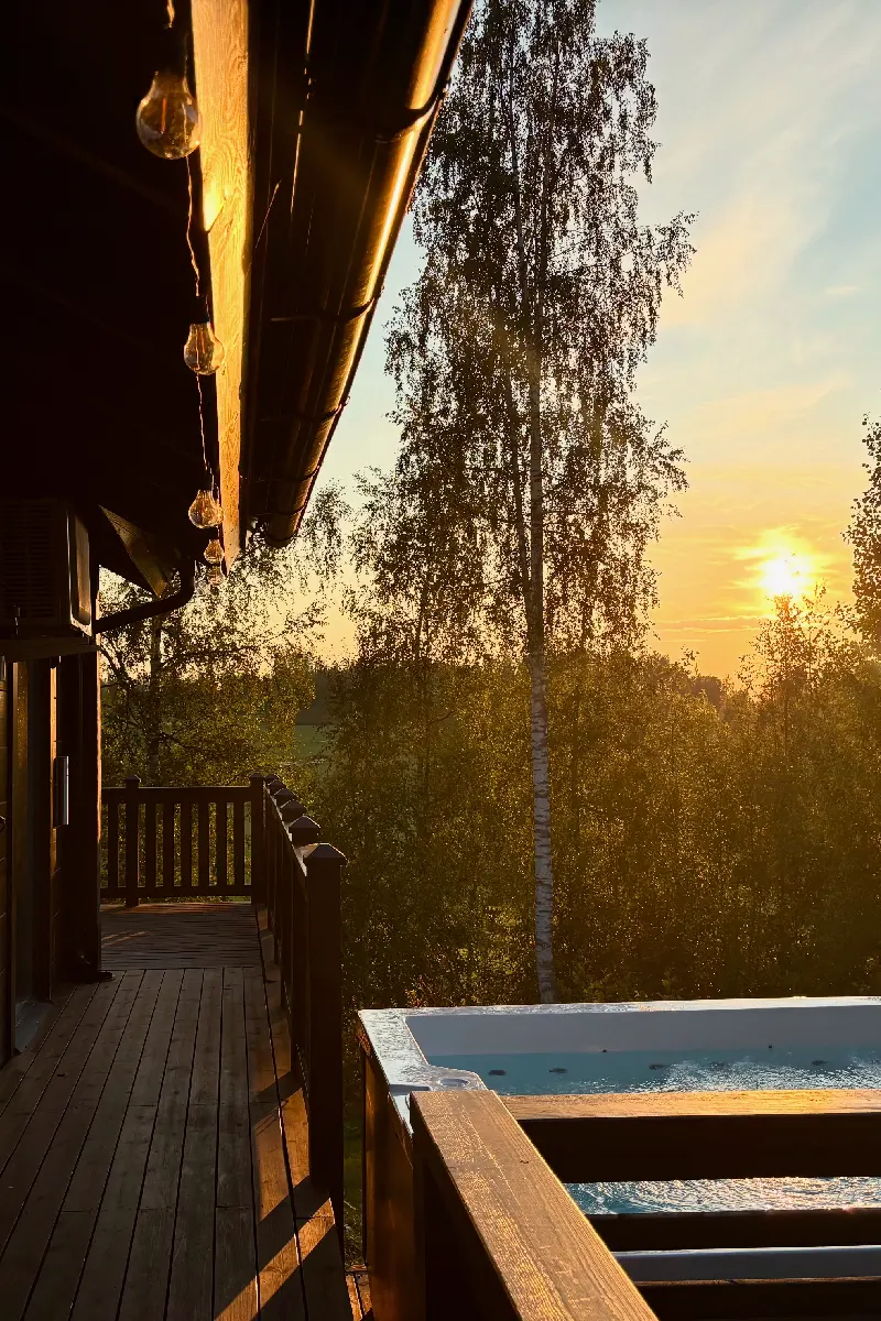 Villa Breikki Himos, terassi